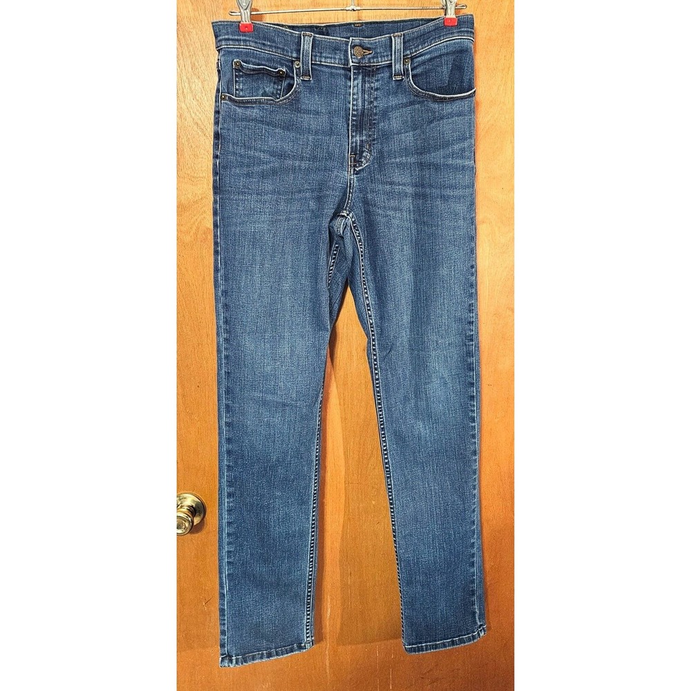 LL Bean Jeans Mens Size 30 x 34 Blue Denim Standard Athletic Fit Bean Flex